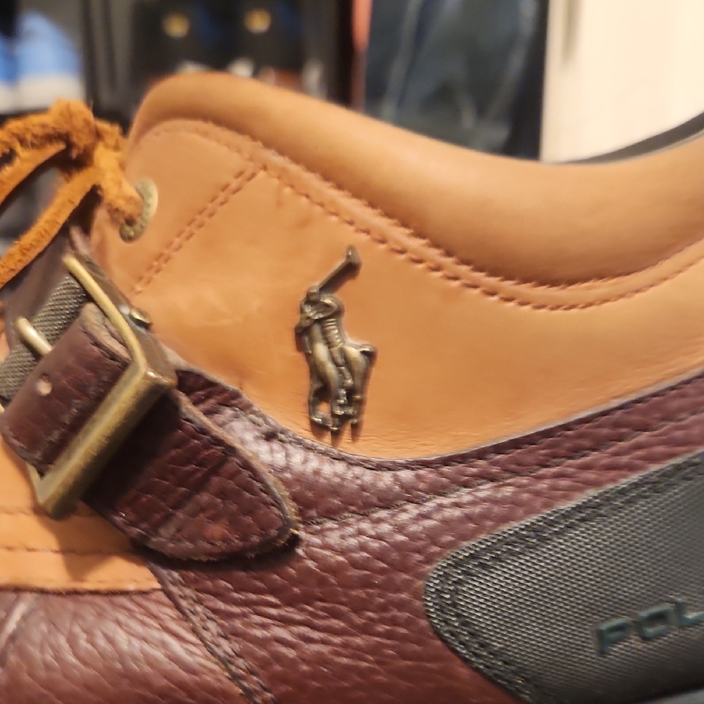 Polo by Ralph Lauren Brown Leather Boots Outdoor Style - Picture 7 of 10